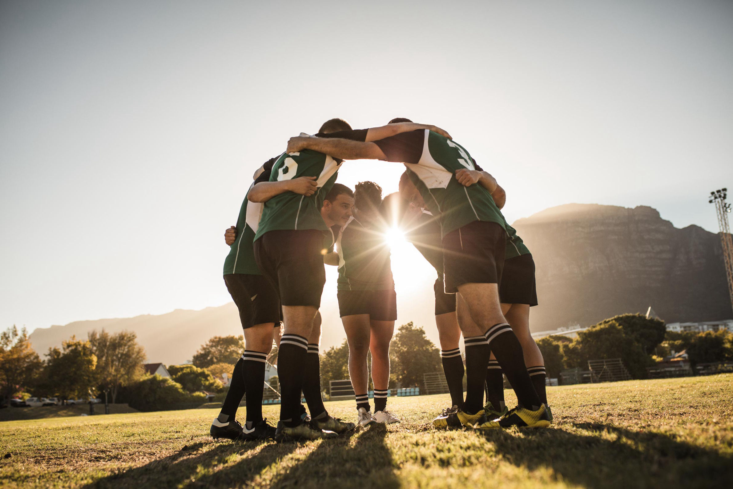 Teamgeist zeigen – Sport